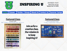 Tablet Screenshot of inspiring-u.com